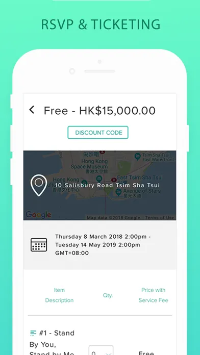 Ảnh chụp màn hình của ETICKETS.HK