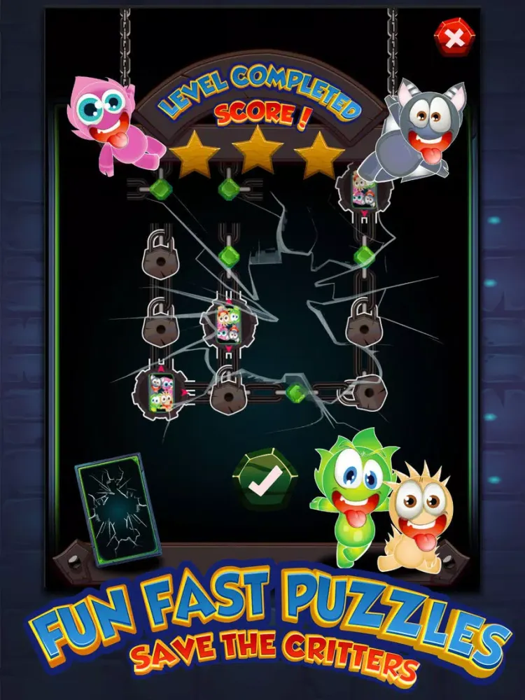 ภาพหน้าจอของ Critter Clan: Let Them Out! iPad 