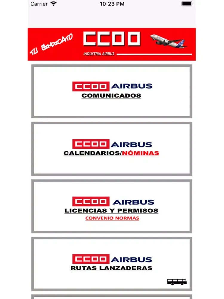 CCOO AIRBUS iPad 應用截圖