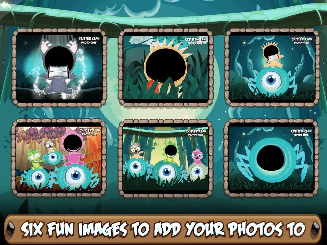 Tangkapan skrin Critter Clan - Photo Time! iPad 