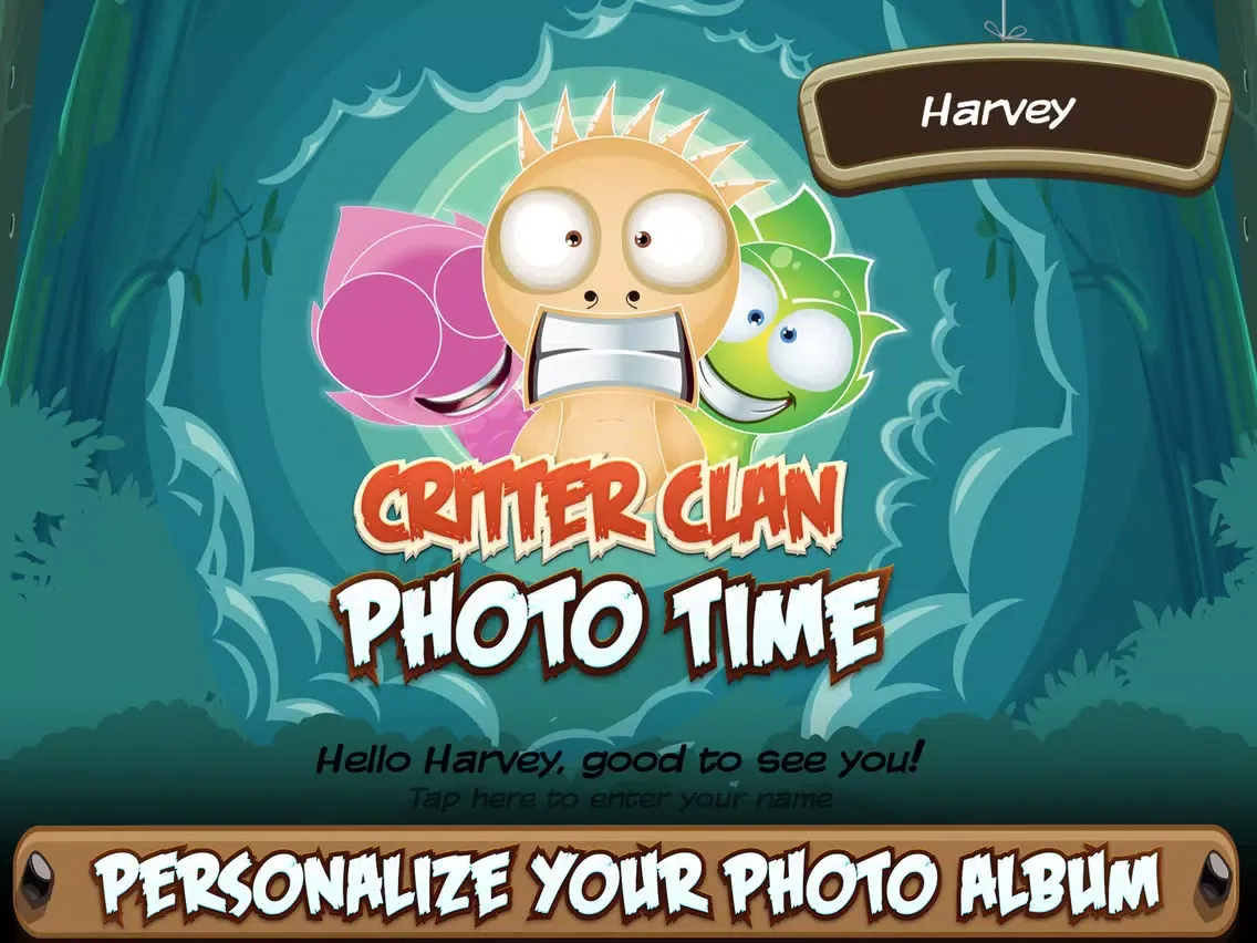 Tangkapan skrin Critter Clan - Photo Time! iPad 