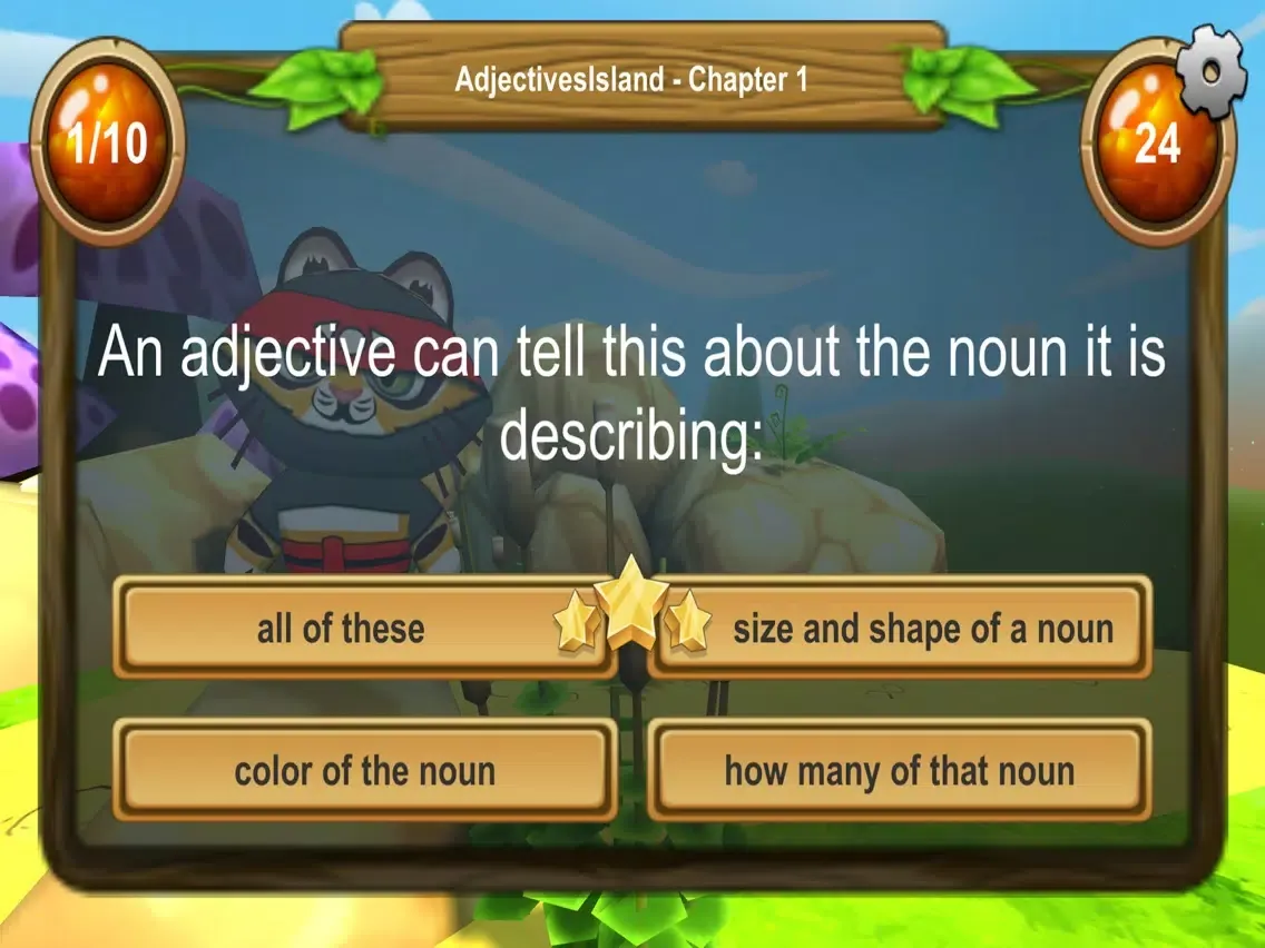 Word Types Grammar Learning iPad  스크린샷
