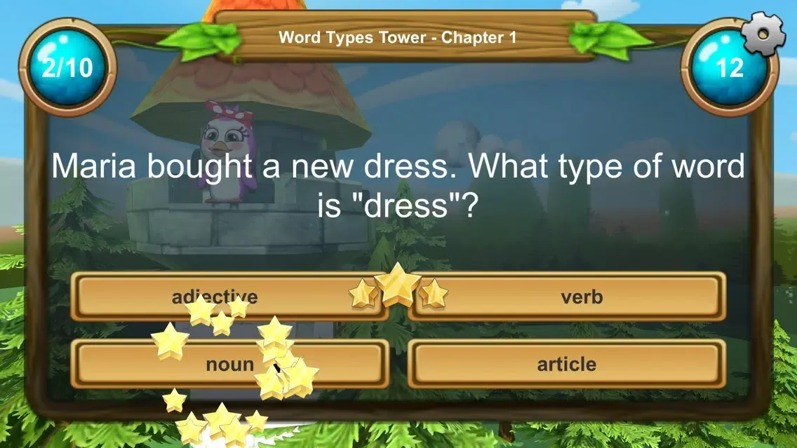 Word Types Grammar Learning 스크린샷