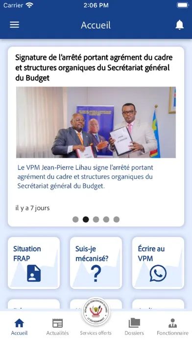 Fonction Publique RDC سکرین شاٹس