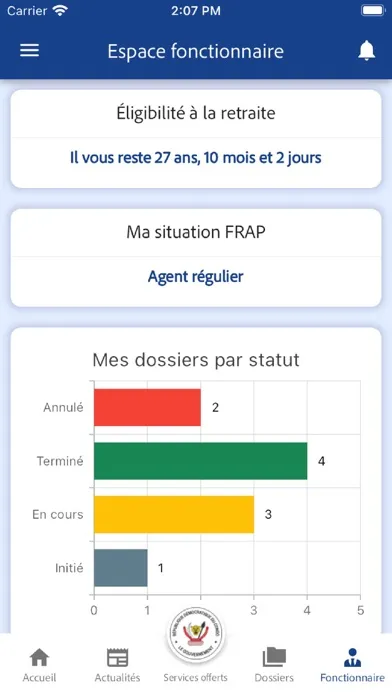Fonction Publique RDC سکرین شاٹس