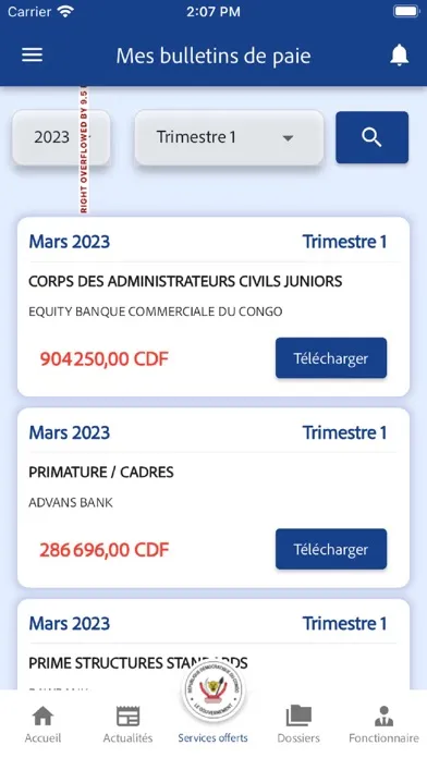 Fonction Publique RDC سکرین شاٹس