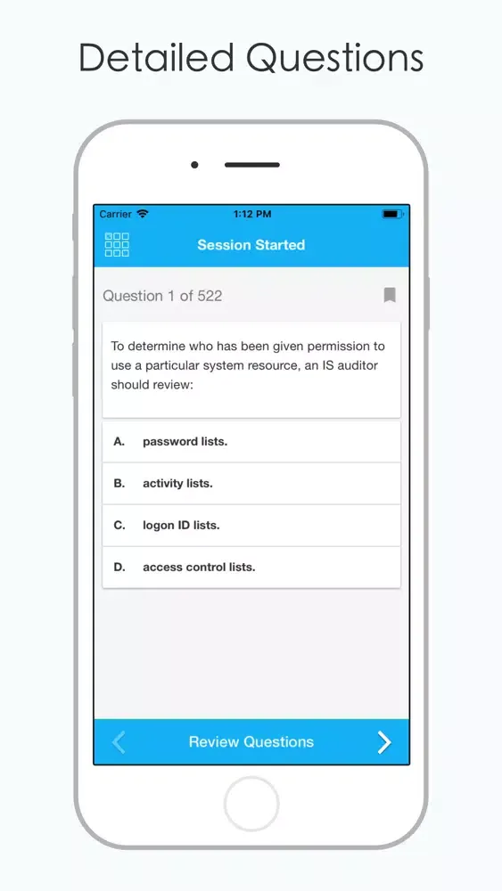 Screenshot di CDL Practice Test.