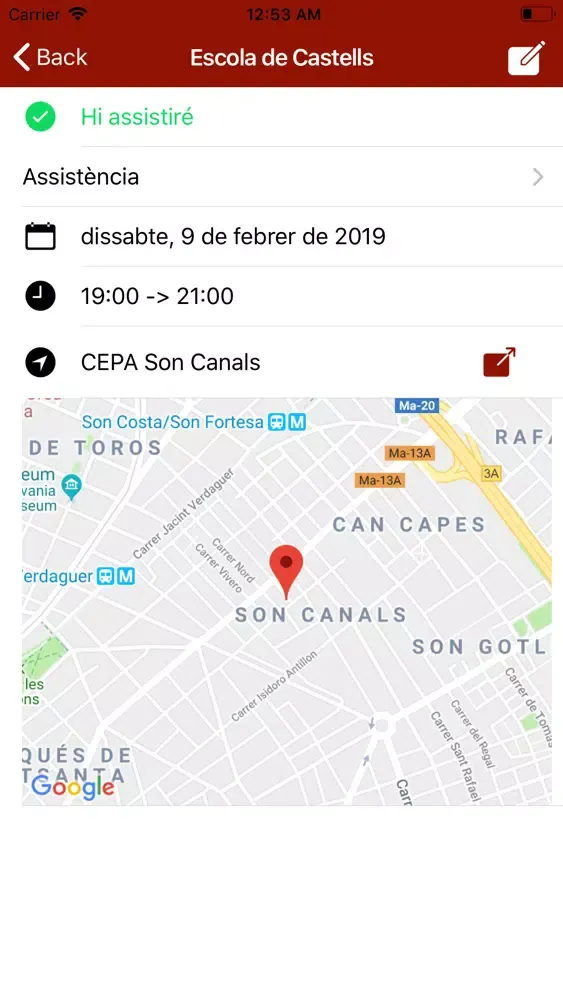 Tangkapan layar Castellers de Mallorca