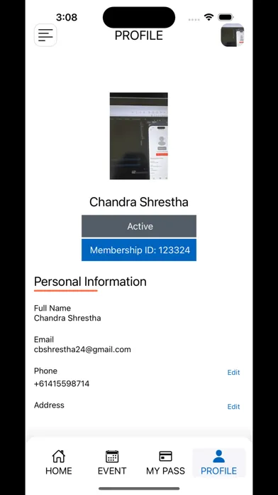 Ảnh chụp màn hình của Credential Management
