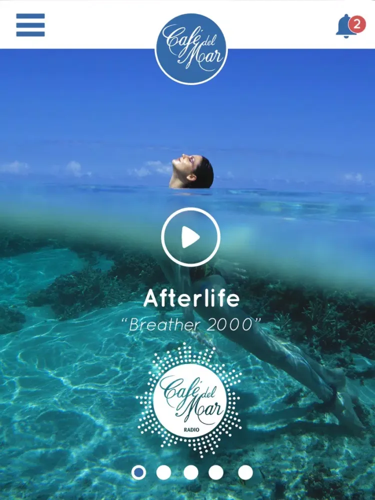 Official Café del Mar Radio iPad 应用截图