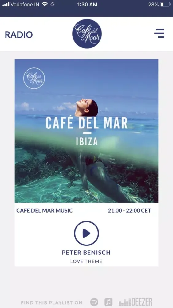 Official Café del Mar Radio应用截图