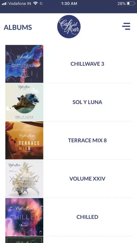 Official Café del Mar Radio应用截图