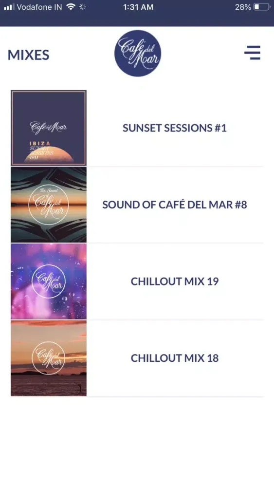 Official Café del Mar Radio应用截图