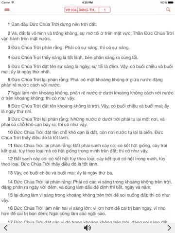 Capturas de tela do Kinh Thánh HTTLVN iPad 