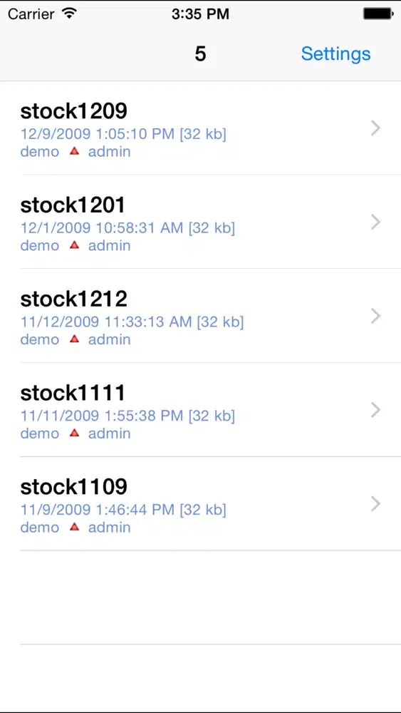 Capturas de pantalla de cdsReports