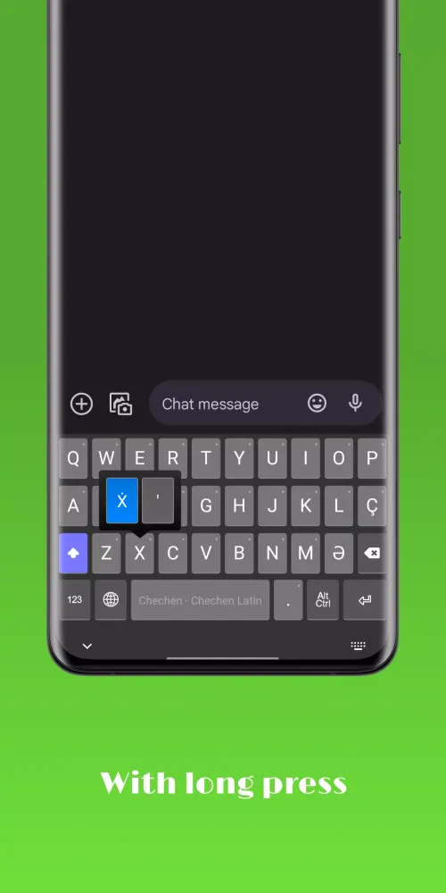 Chechen Latin Keyboard 스크린샷