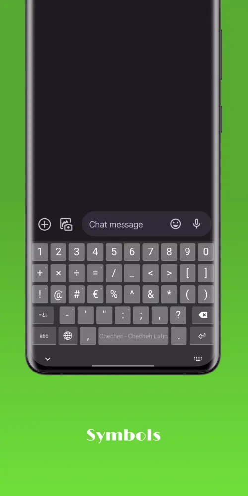 Chechen Latin Keyboard 스크린샷
