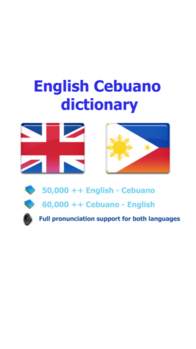 Ảnh chụp màn hình của English Cebuano best dictionary - Inglesa Sugbuanon labing maayo  diksyonaryo