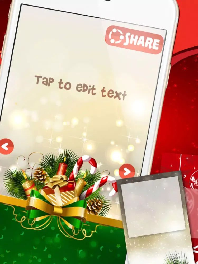 New Year Greeting Cards Maker2 iPad  Screenshots
