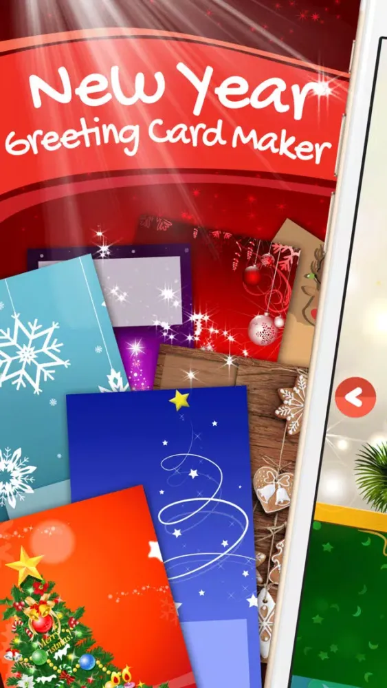 New Year Greeting Cards Maker2 Screenshots
