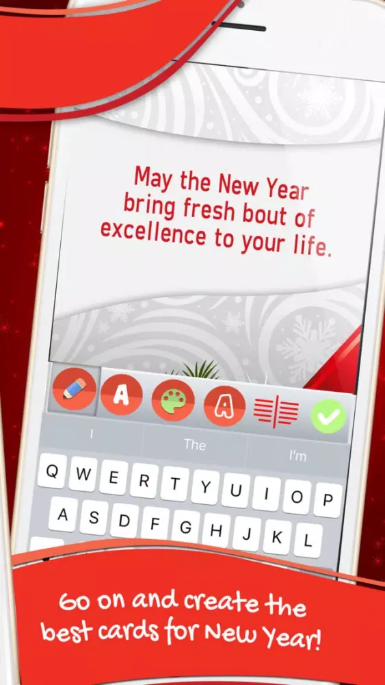 New Year Greeting Cards Maker2 Screenshots