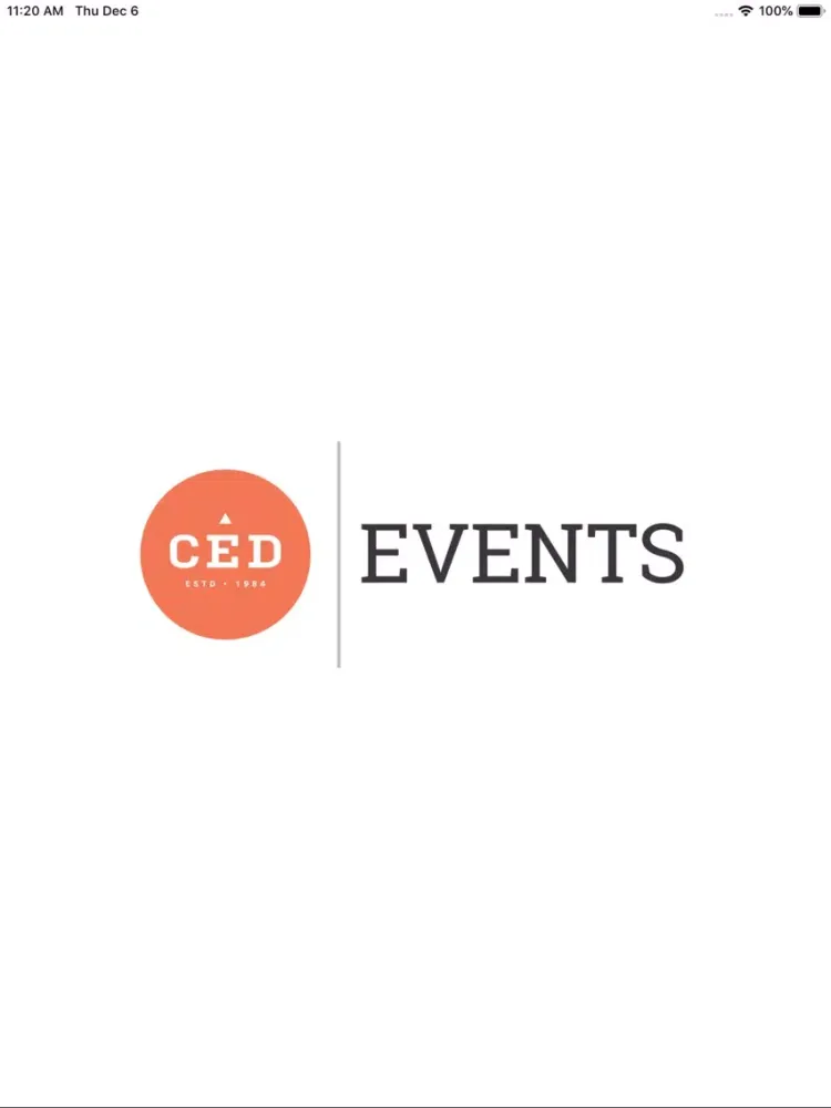 Captures d'écran de CED Events iPad 