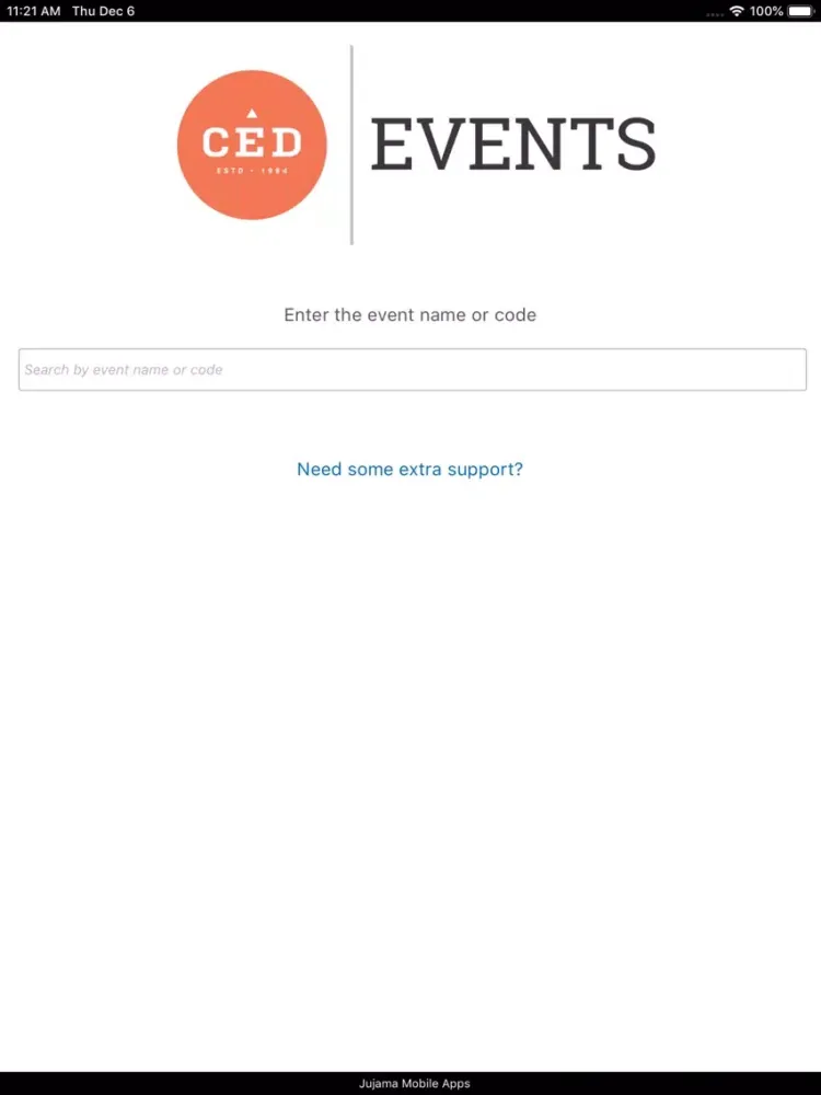 Captures d'écran de CED Events iPad 
