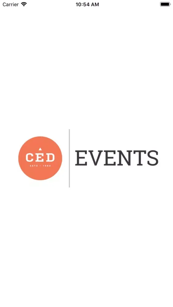 Captures d'écran de CED Events