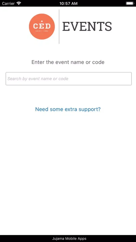 Captures d'écran de CED Events