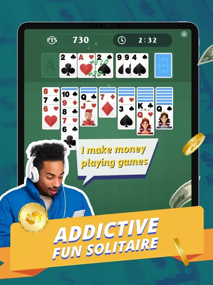 ภาพหน้าจอของ Solitaire Win ! iPad