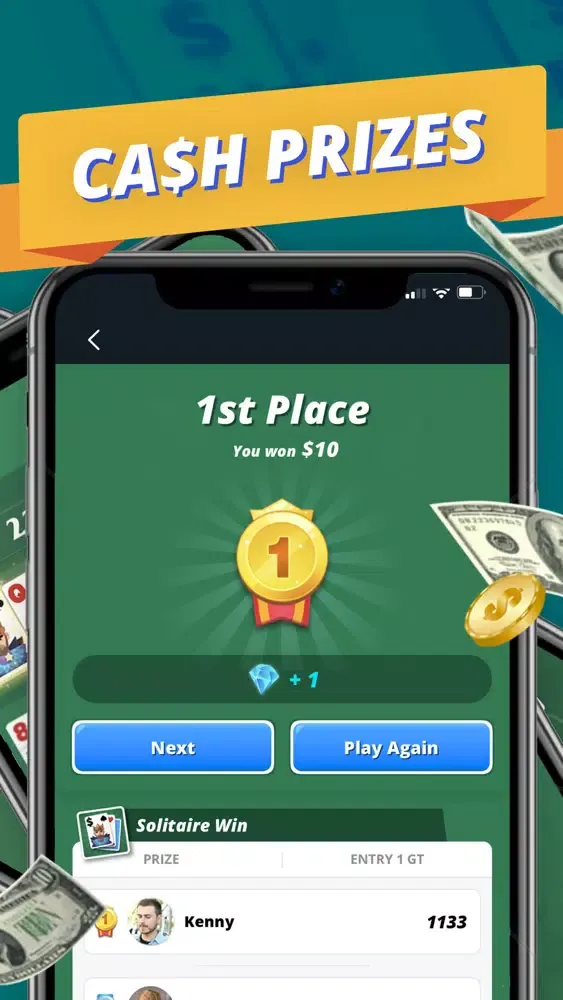 ภาพหน้าจอของ Solitaire Win !