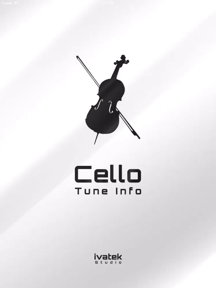 Cello Tune Info iPad  स्क्रीनशॉट