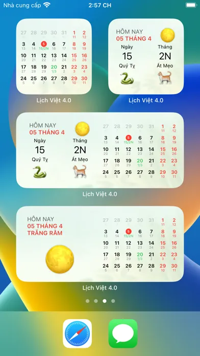 Capturas de pantalla de Lịch Việt 4.0