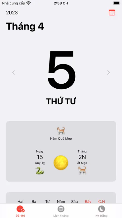 Capturas de pantalla de Lịch Việt 4.0