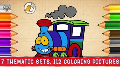 Screenshot di Baby games: my simple coloring