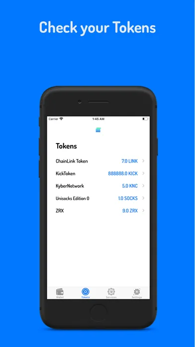 Capturas de tela do 100-8 DApps