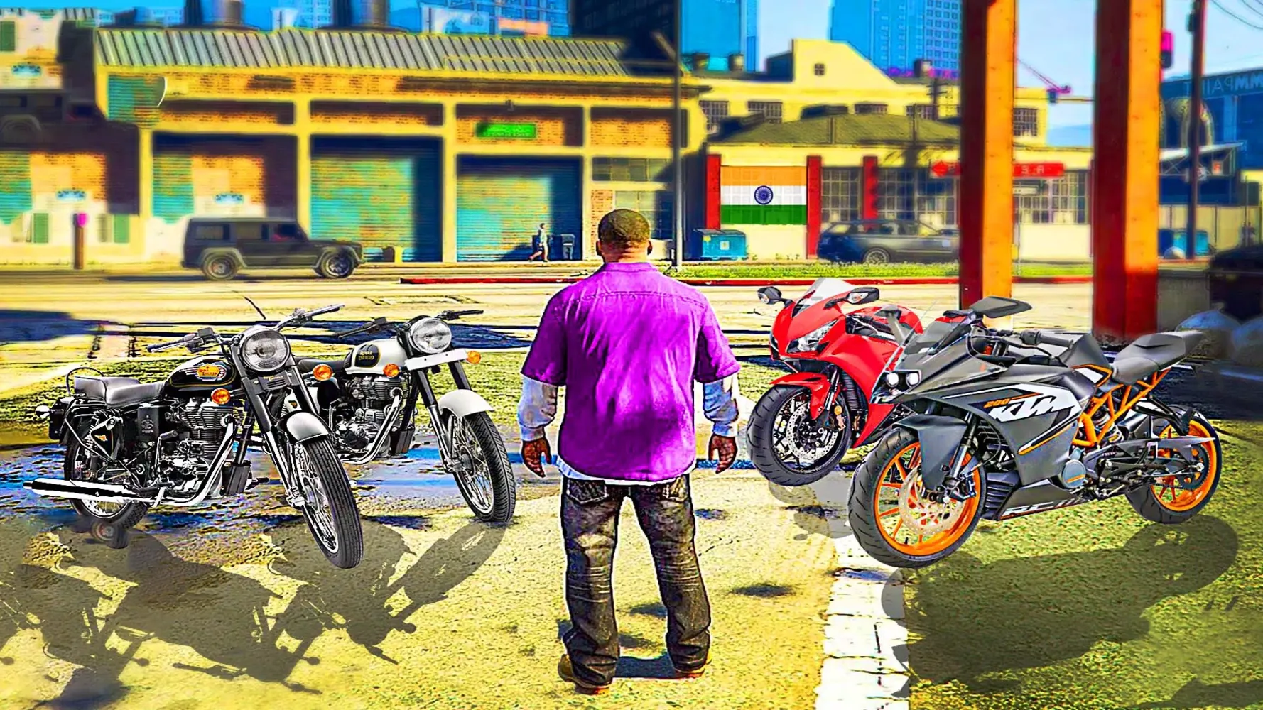 Screenshot di Indian Bike Stunt Wala Game 3D