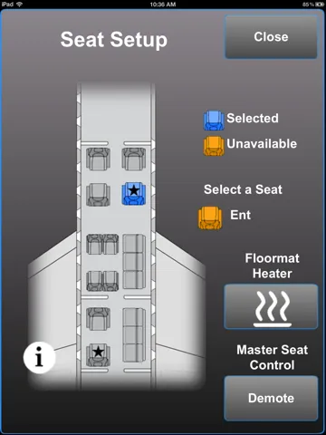 Captures d'écran de Cabin Control iPad 