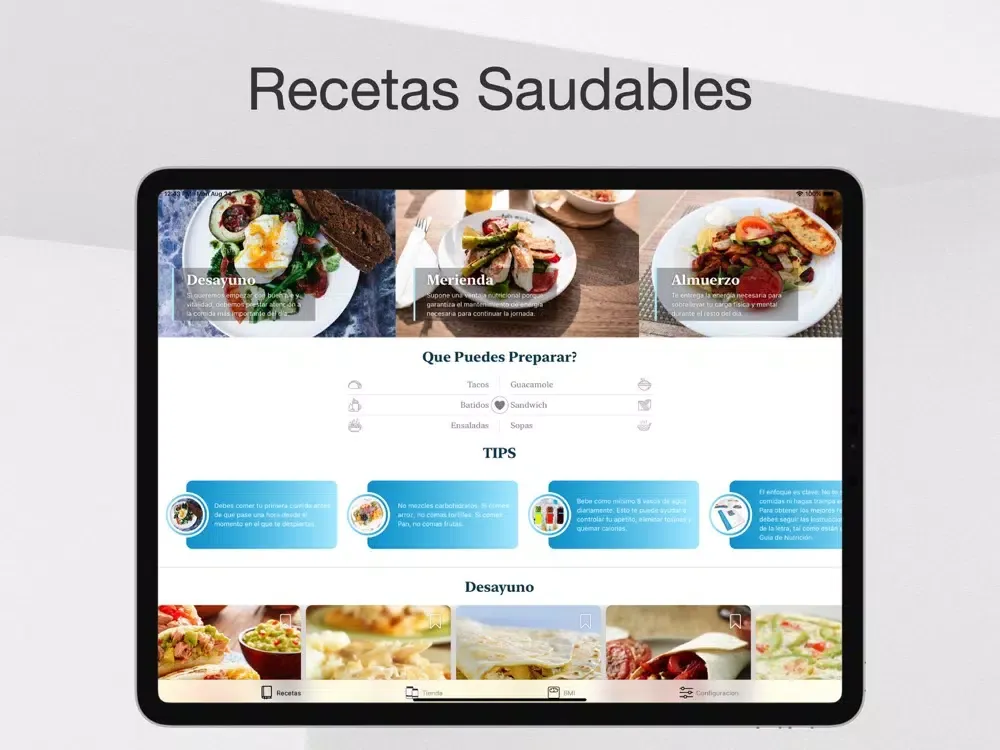 ALFIT Tu Coach App iPad  Screenshots