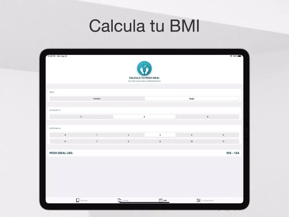 ALFIT Tu Coach App iPad  Screenshots