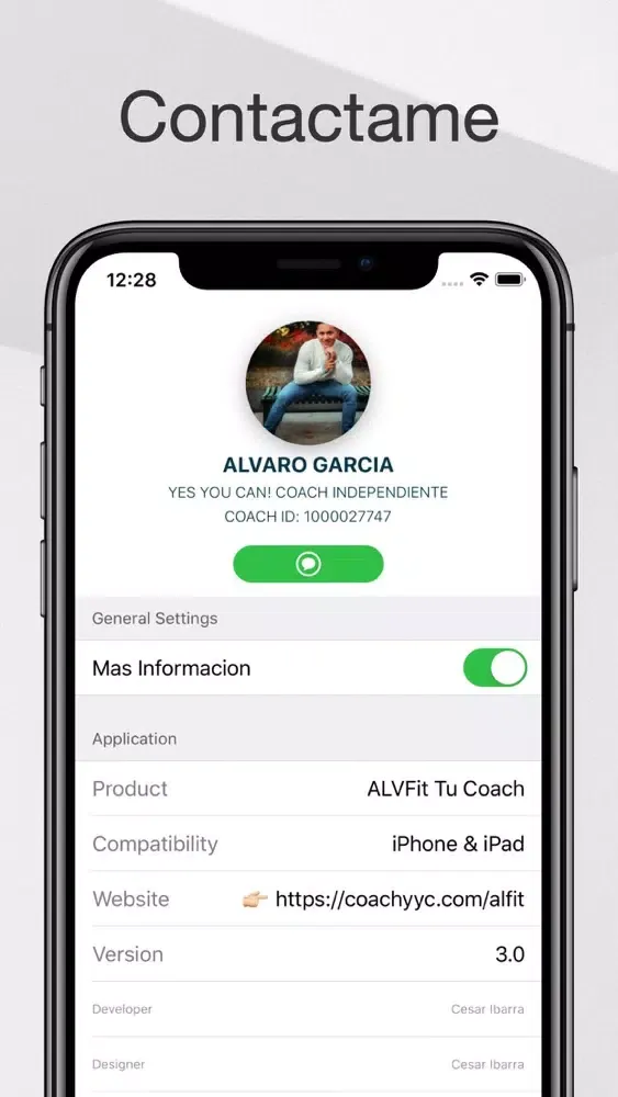 ALFIT Tu Coach App Screenshots