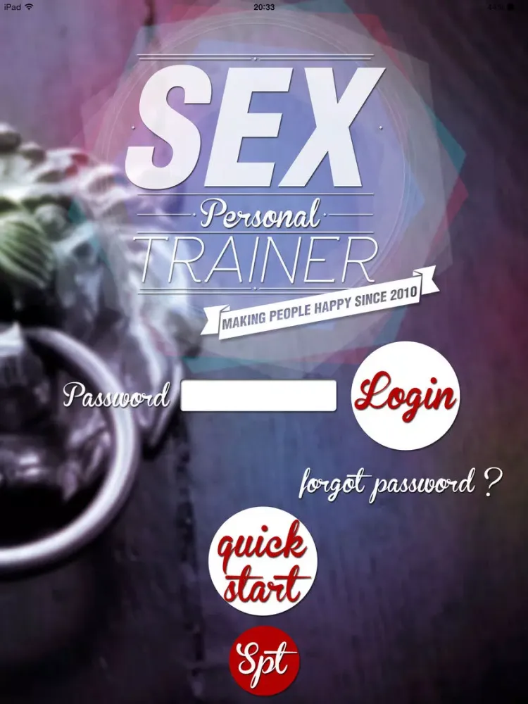 Capturas de pantalla de Sex Personal Trainer iPad 