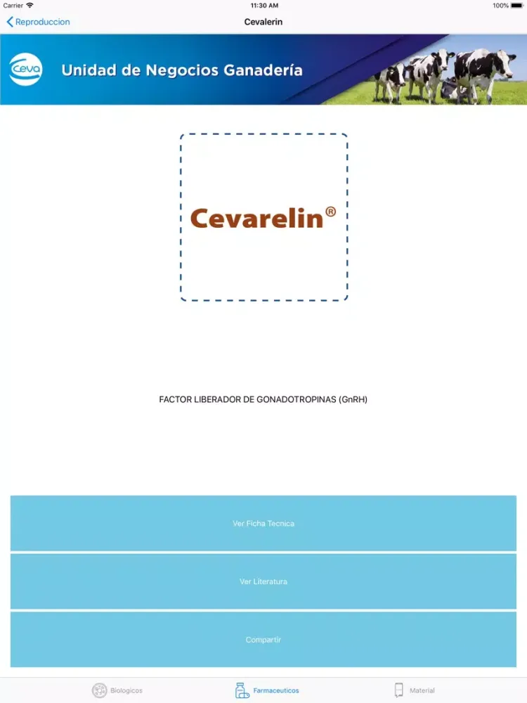 CEVA-Ganado iPad  Screenshots