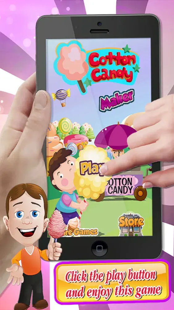 Candy Factory - Floss Bake shop for Girls Cooking应用截图