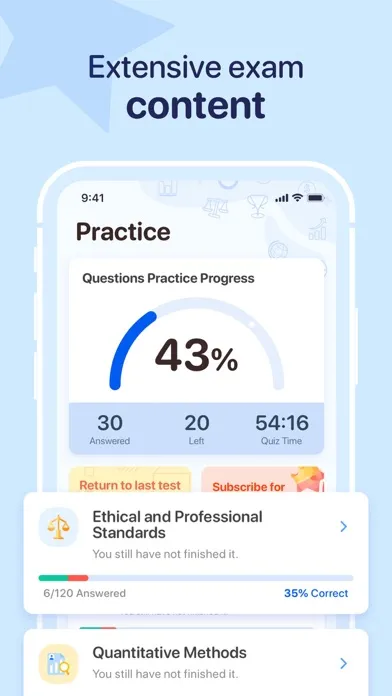 CFA Test Prep 2024 स्क्रीनशॉट