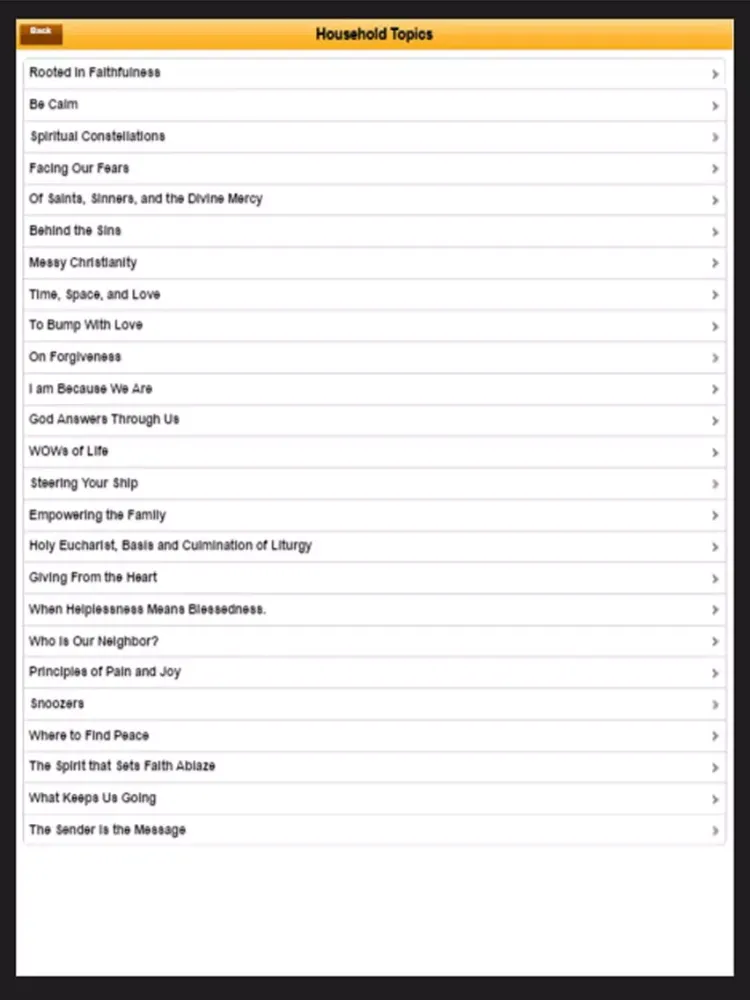 Stand Firm HH Topics iPad  스크린샷