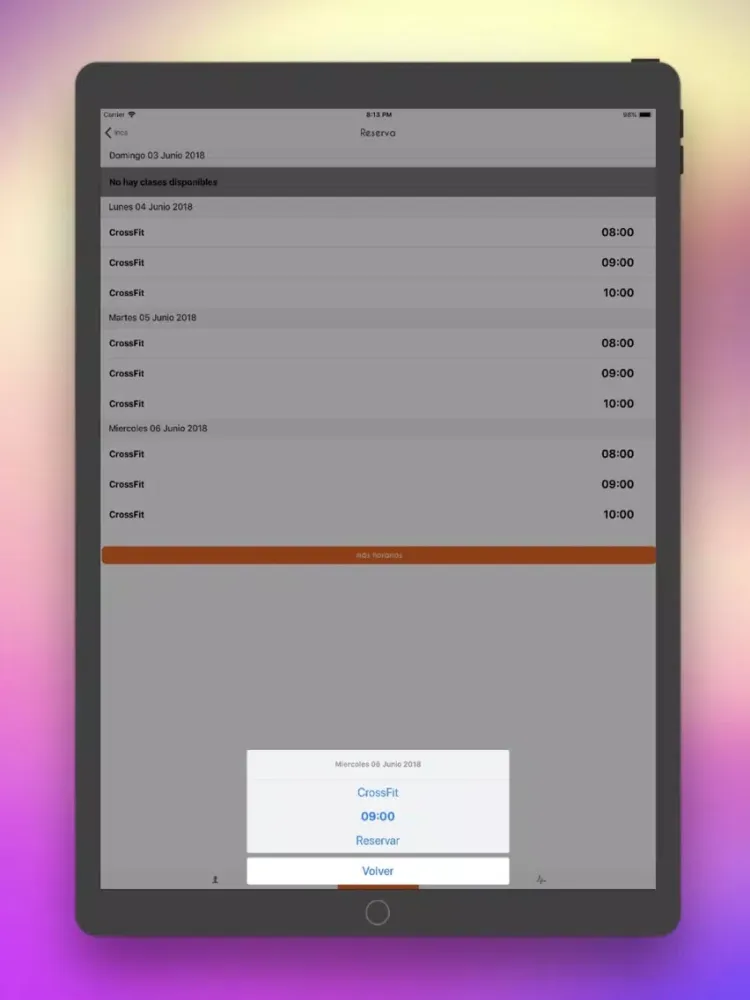 Zrzuty ekranu Inca CrossFit iPad 