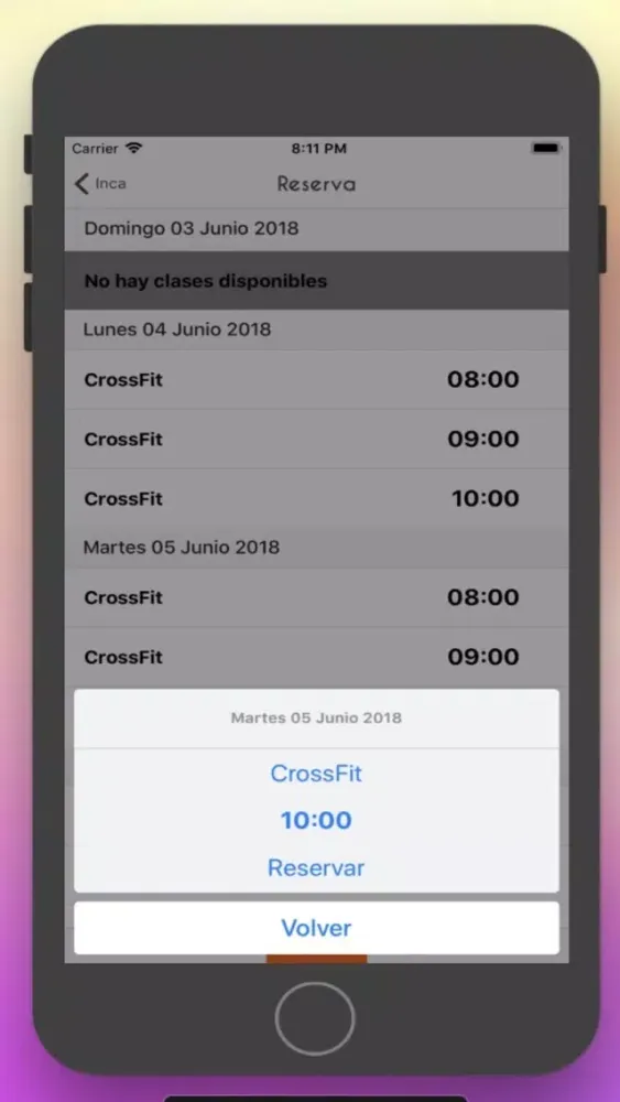 Zrzuty ekranu Inca CrossFit