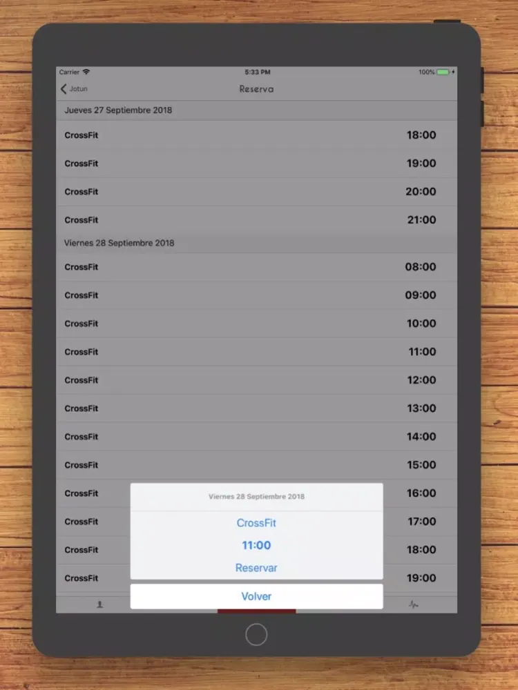 ภาพหน้าจอของ CrossFit Jotun iPad 