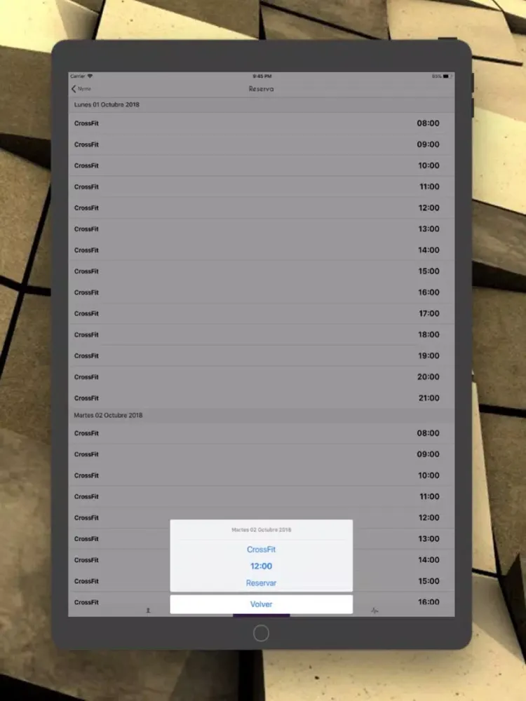Nyma CrossFit iPad  Screenshots